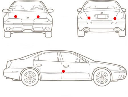 Lancia Paint Code Location