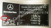 Mercedes Paint Code Example