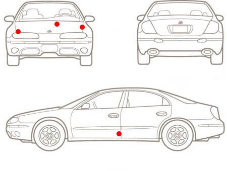 Subaru Paint Code Location